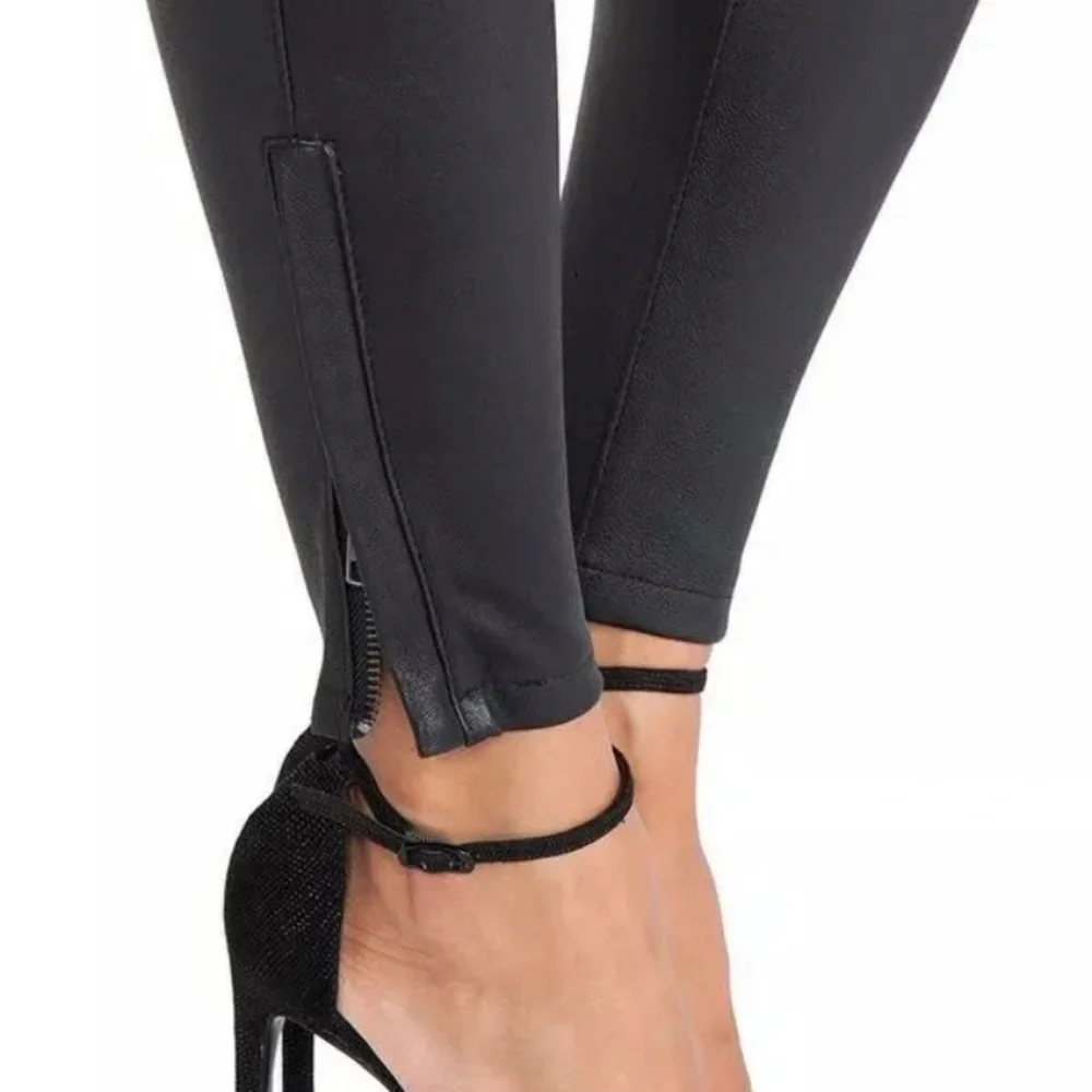 Current Elliot Leather Biker Pant - Picture 7 of 16